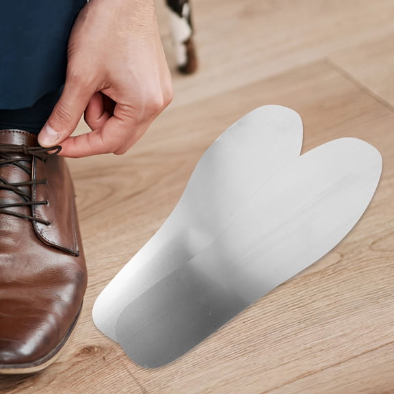 Raindrops  Anti-nail-resistant Insoles Shoe Inserts Guards Pads Man Women's Silver
