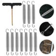 thumbnail image 1 of Raindrops Heavy Duty Trampoline Springs Set - , Includes 10 Springs and 1 Hook for Replacement, 1 of 8