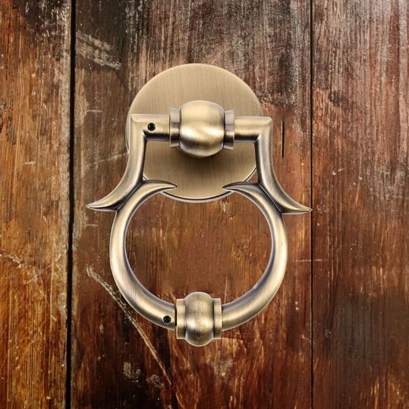 Raindrops Antique Style Front Door Single Entry Decorative Hardware for Home Entrance