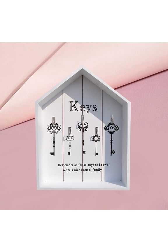 Apartment Decor Key Storage Box Key Organizer House Shaped Key Holder 33.5*25cm
