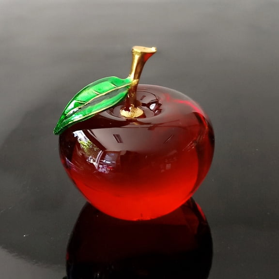 Raindrops  Apple Statue Sculpture Decor Decorations Ornament Fruit Red