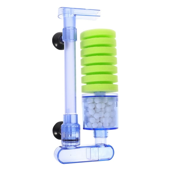Raindrops Aquarium Filter Plastic Sponge Fish Tank Filtration System with Debris Collector for Freshwater and Tanks