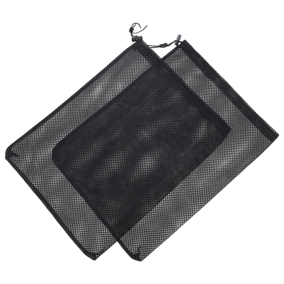 Raindrops Aquarium Pump Strainer 2Set for Water Filtration 31*41in Black