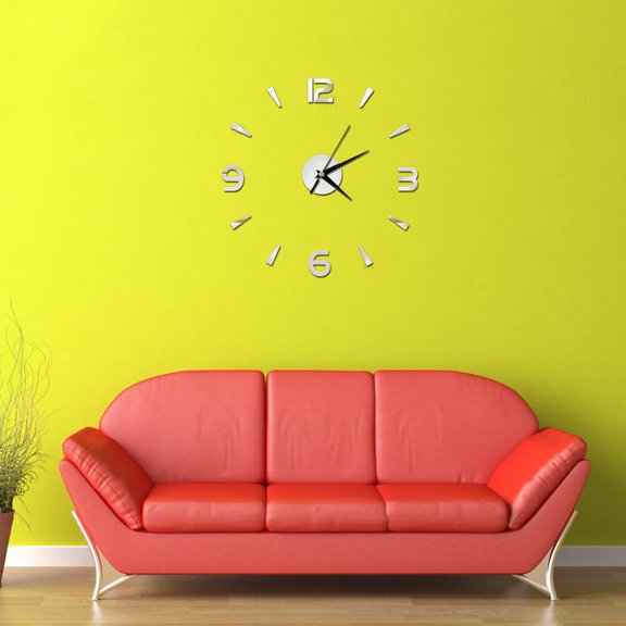 Raindrops Arabic Numeral Wall Clock with Modern Acrylic Design for Bedroom and Home Owners, 1 Piece