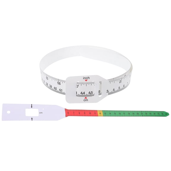 Raindrops Circumference Measuring Rulers Portable Measurement PP Young Children 1 Set
