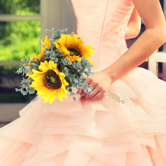 DEMACRIO Round Flower Multi Bridesmaid 1Pcs 7.1x7.1x11.8in