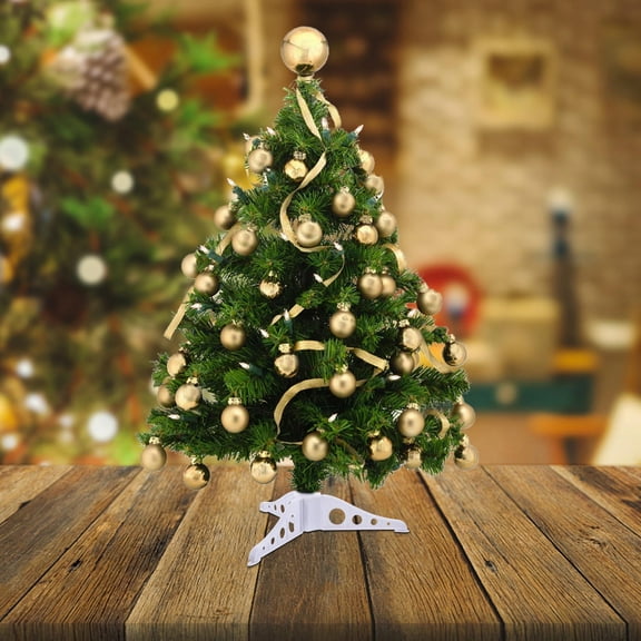 Raindrops White Plastic Artificial Christmas Tree Stand, Detachable Design, 11.4 x 10.22 x 2.16 inches, and Easy to Use