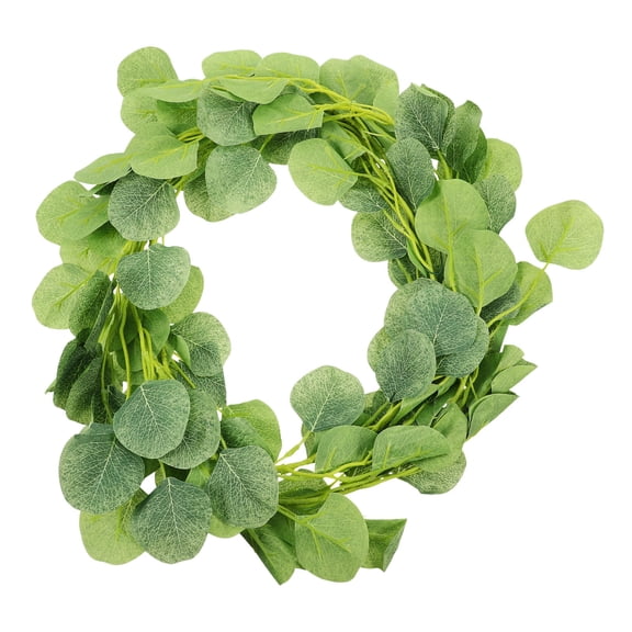 Raindrops Artificial Eucalyptus Garland Green Decorative Faux Vine for Door Hanging and Room Decoration