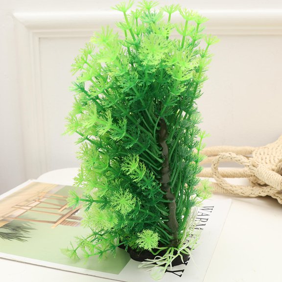 Raindrops Aquarium Grass Ornament Grass Model Ornaments PP 1Pack