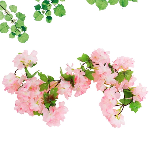 Raindrops Artificial Flower Simultion Rattan for Home Decoration in Pink, Lasting Plastic, Great Gift, Flower Layout Props