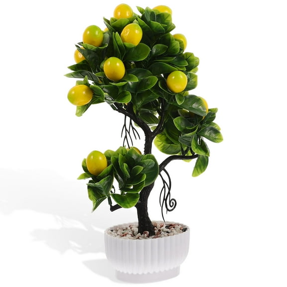 Raindrops Artificial Fruit Tree Limes Simulated Red Succulent Plant Lemon Office