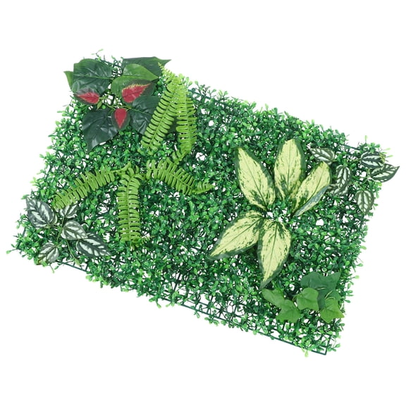 Raindrops Artificial Hedge Wall Panel for Decoration with Realistic Plants and Plastic Multi