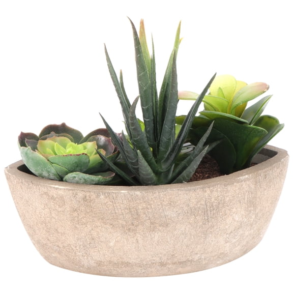 Raindrops Artificial Potted Office Greenery Decor
