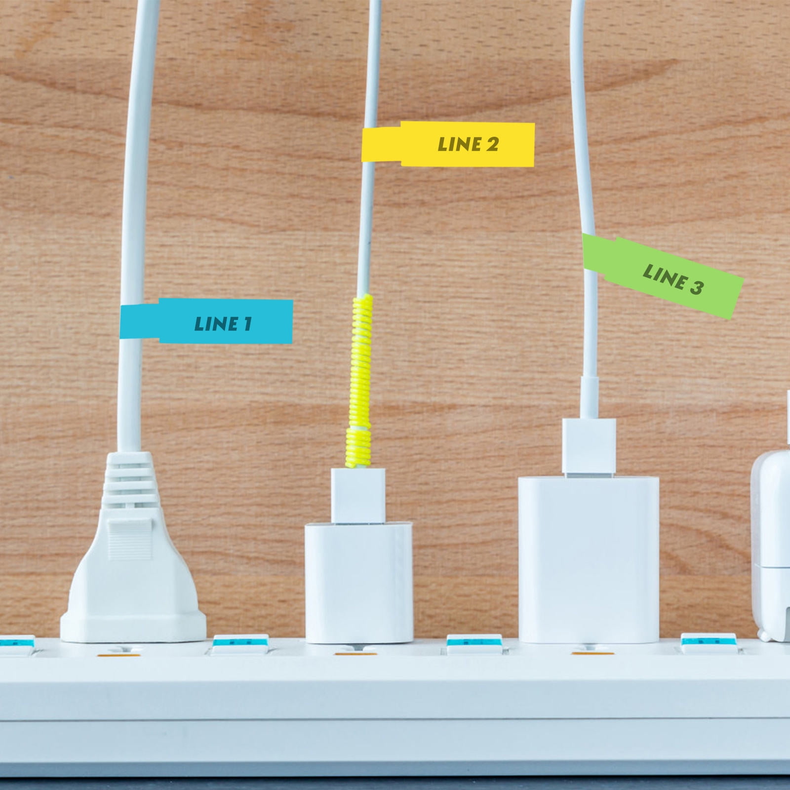 Subdivision Label Raindrops Assorted Adhesive Cable Labels for Better Subdivision and ...