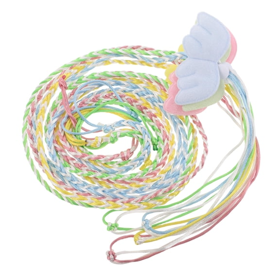 Raindrops Hamster Clothes and Leash Set, Assorted Colors, Comfortable Vest, Nylon, 4-Piece Small Pet Accessories