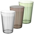 thumbnail image 1 of Raindrops Assorted Color Mouthwash Cups Reusable Plastic PP Material for Bathroom Decor 3pcs, 1 of 8