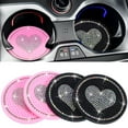 thumbnail image 1 of Raindrops Assorted Color PVC Car Coasters for Vehicles with AntiSlip Design Durable Cup Holder Inserts 4pcs, 1 of 8
