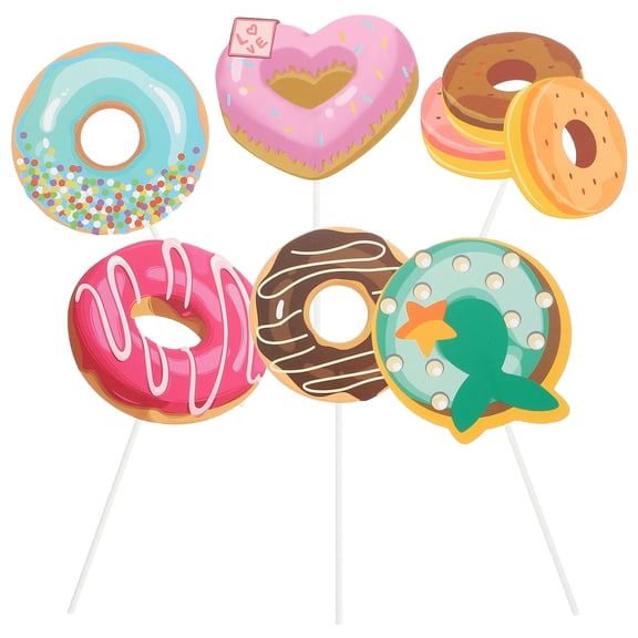 Raindrops Assorted Color Paper Cake Decor for Birthday Party Supplies Creates Festive Atmosphere 24pcs