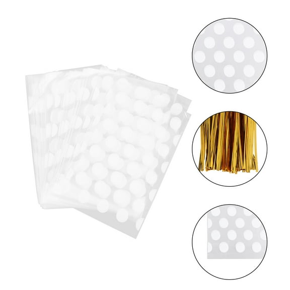 Raindrops Assorted Color Plastic Candy Bags for Storage with Sturdy Structure and Premium Material 200 Pieces