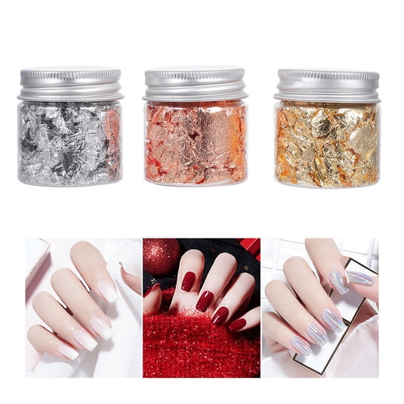 Raindrops Assorted Color Sequin Nail Glitter Foil for Nail Art Decoration and Home Manicure Use