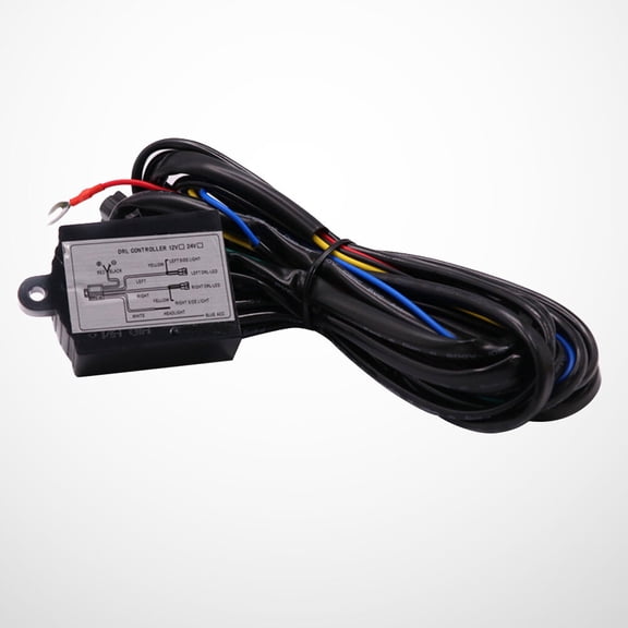 Raindrops Auto Daytime Running Light Controller Car Accessories for Strobe Dimmer Black