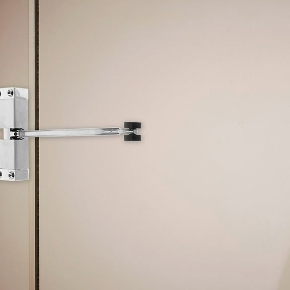 Raindrops Automatic Door Closer Adjustable Closing for Home Silent Closers Silver