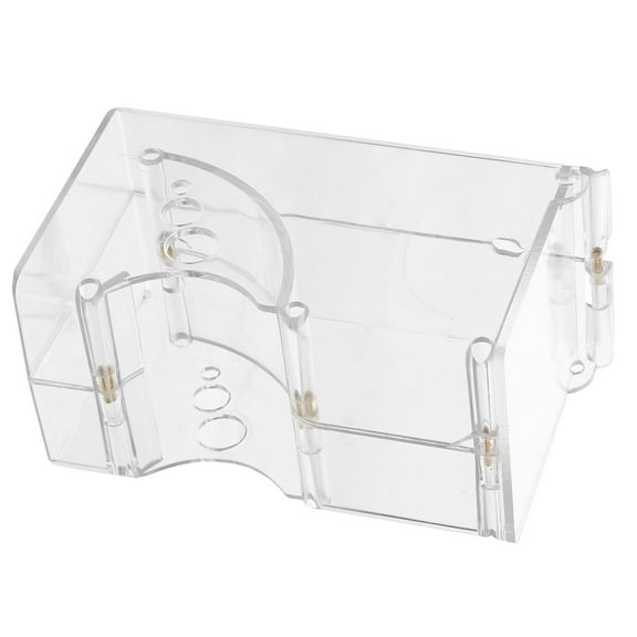 Raindrops Automatic Small Pet Food Feeder Transparent Durable Refillable for Rabbits