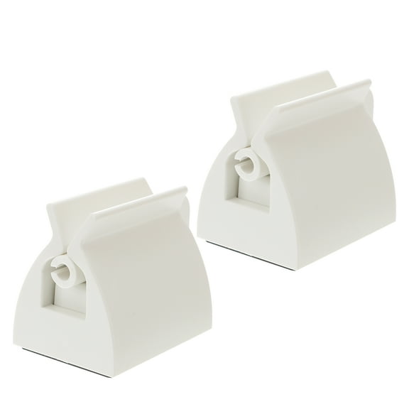 Raindrops Automatic Toothpaste Dispenser Soap and Toothbrush Holder Kids White