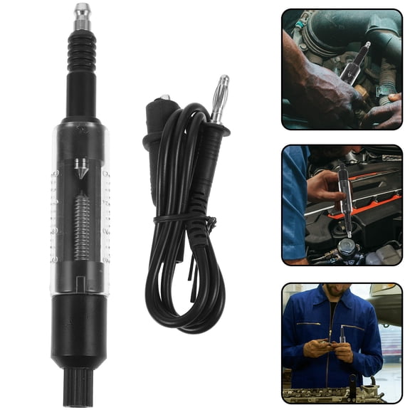 Raindrops Automotive Maintenance 1Set Car Engine Tester Black Metal for Mechanics