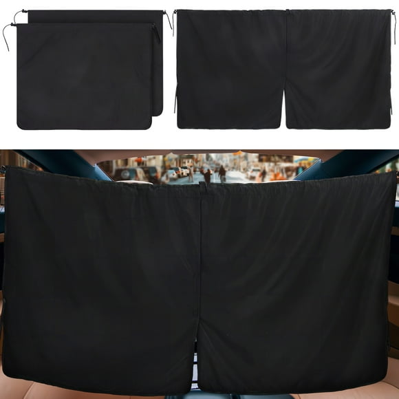 Raindrops  Automotive Window Sunshades Car Partition Curtains Blackout Front Blocker Film