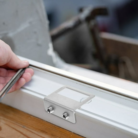 Raindrops Child Safety Window Limit Lock Sliding Window Lock PVC Keyed Locking Parents Bedroom 1Pack