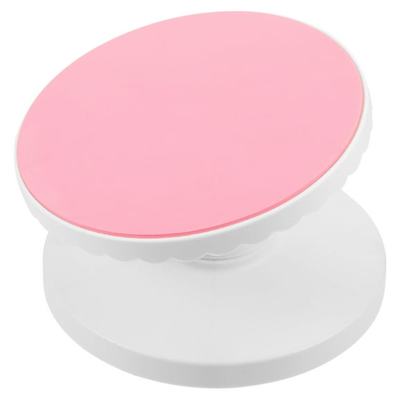 FOMIYES Rotating Cake Decorating Turntable, Plastic Baking Stand for Cake Design and Icing, Easy to Use