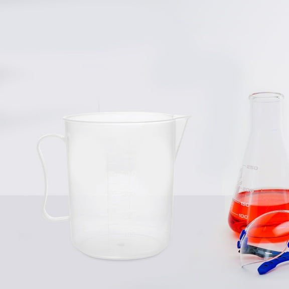 FOMIYES Plastic Measuring Cups Set with Ergonomic Handles and Clear Visible Scale for Precise Kitchen Measurements
