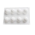 thumbnail image 1 of Raindrops Baking Tools Cake Mold White Silicone Baking for Home Baking 1Set, 1 of 8