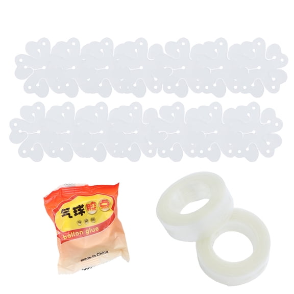 Raindrops Balloon Decorating Strip Kit with 2pcs Balloon Tape Strips 5m Each Assorted Color for Party Wedding DIY