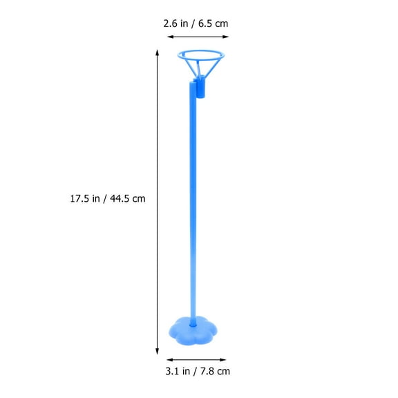 Raindrops Balloon Support Stand with Plastic Base and Cup for Easy Setup, Perfect for Party and Festive Decorations, Assorted Colors