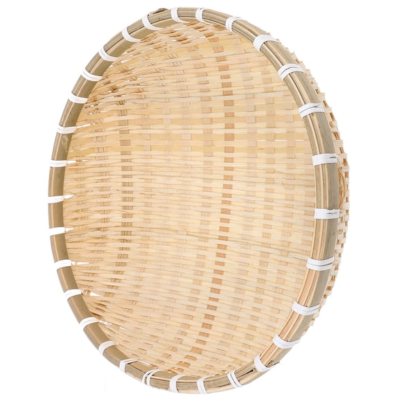 Raindrops  Bamboo Storage Basket Domestic Weaving Baskets Organization