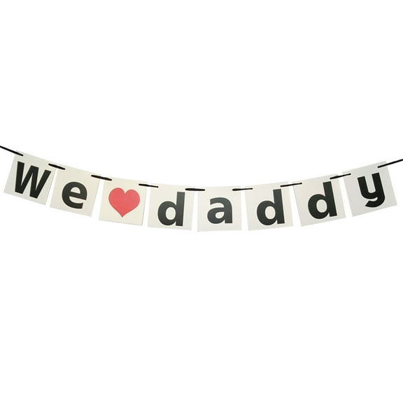 Raindrops Banner for Father's Day Fun - Embellishment and Festival Party Decoration