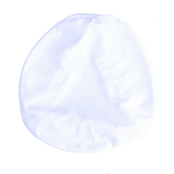 Raindrops Bar Stool Cover Anti-slip Round Seat Cover Barstool Cushion Chair Slipcover (White)