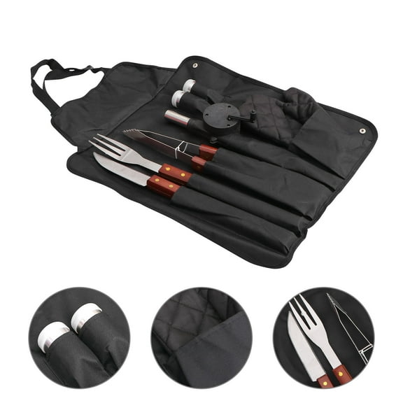 Raindrops Barbecue Accessories Kit Grill Tool Set Compact Design for Family 16.90X1.57X16.90in 1 Set