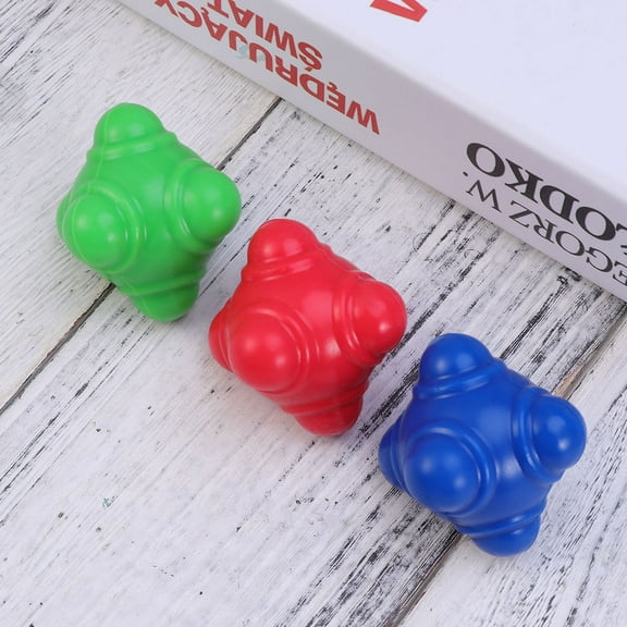 Raindrops Baseball Hand Eye Coordination Training 1Pcs Green Silicone Reaction Ball for Players