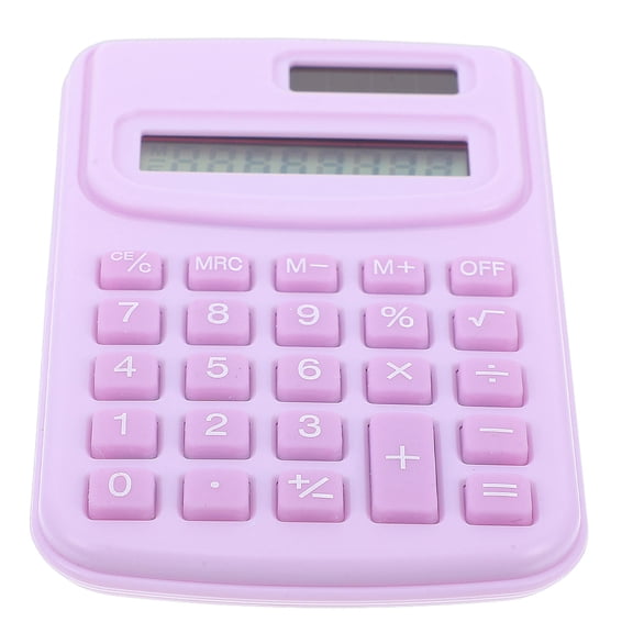 Raindrops Basic Portable Calculator 2-Pack for Office, School, and Students with Easy-to-Use Design