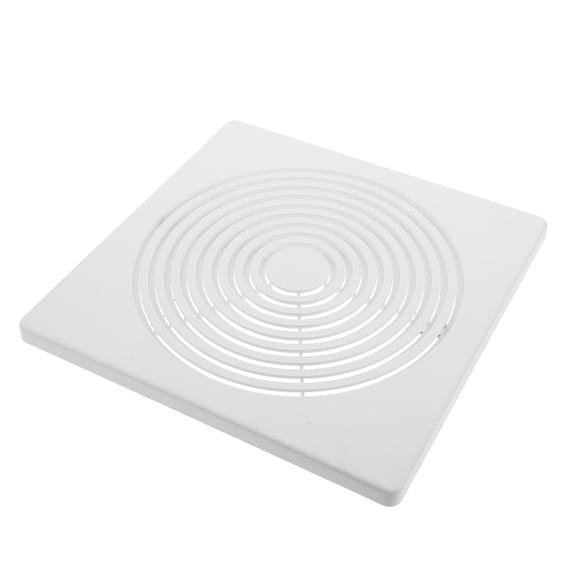 FOMIYES Ceiling Exhaust Fan Cover White Plastic Vent Grille with Spring Mechanism for Bathroom