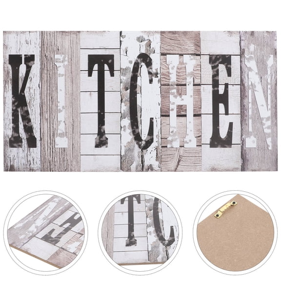 Raindrops  Bathroom Signs Decor Wooden Hang Tag Wall Pendant