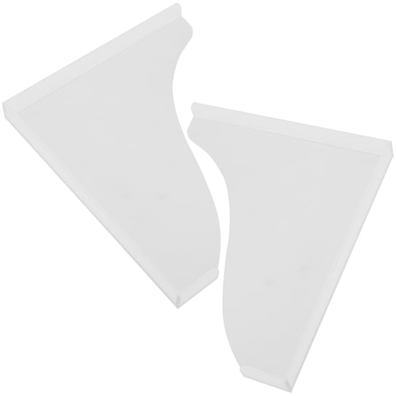 Raindrops Bathtub Splashing Guard 21x7.3in Acrylic Bath Tub Water Guard for Homeowners and Families 1 Set