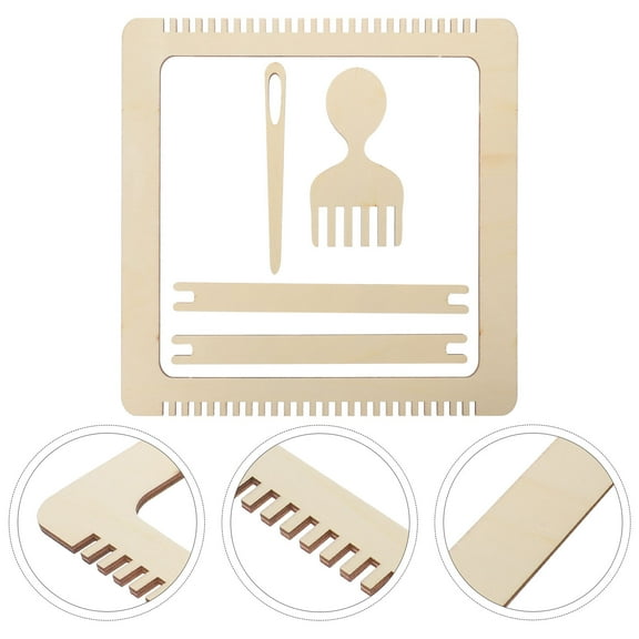 Raindrops  Beautiful Hanging Carpet Hand-knitting Loom Toys Tapestry Weaving Child