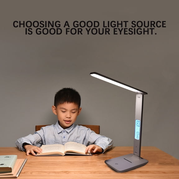 Raindrops Bed Side Lamps for Bedroom Bedside Table LED Alarm Clock Desk Office Student White