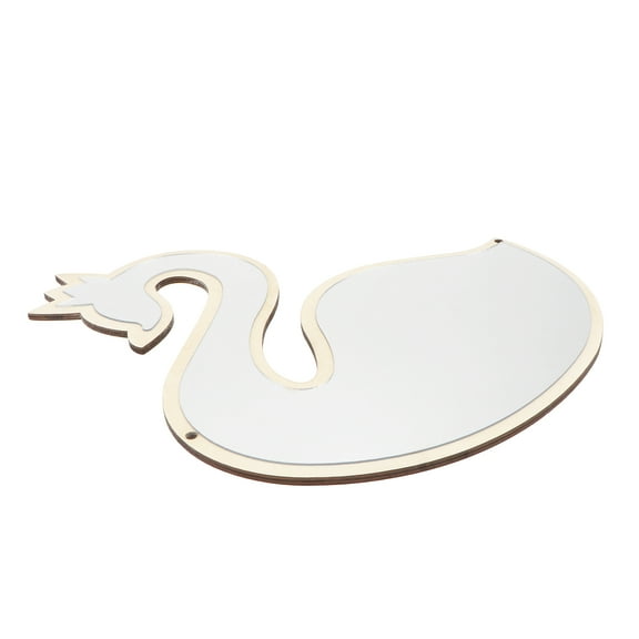 Raindrops Beige Acrylic Waterproof Makeup Mirror for Decoration with Adjustable Height and Rust Free Design