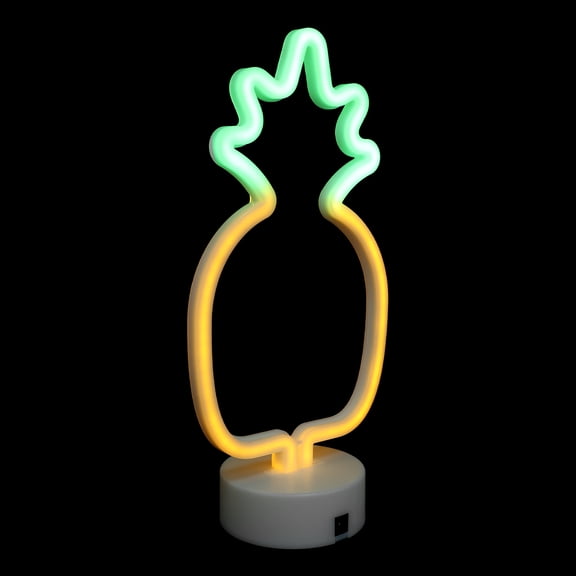 Raindrops Party Pineapple Shaped Neon Lamp LED Night Light Woman