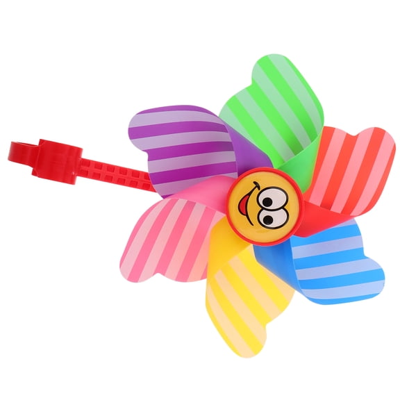 Raindrops Mini Bicycle Windmill Toy for Kids Outdoor Fun Durable PVC Detachable Windmill Size Multi